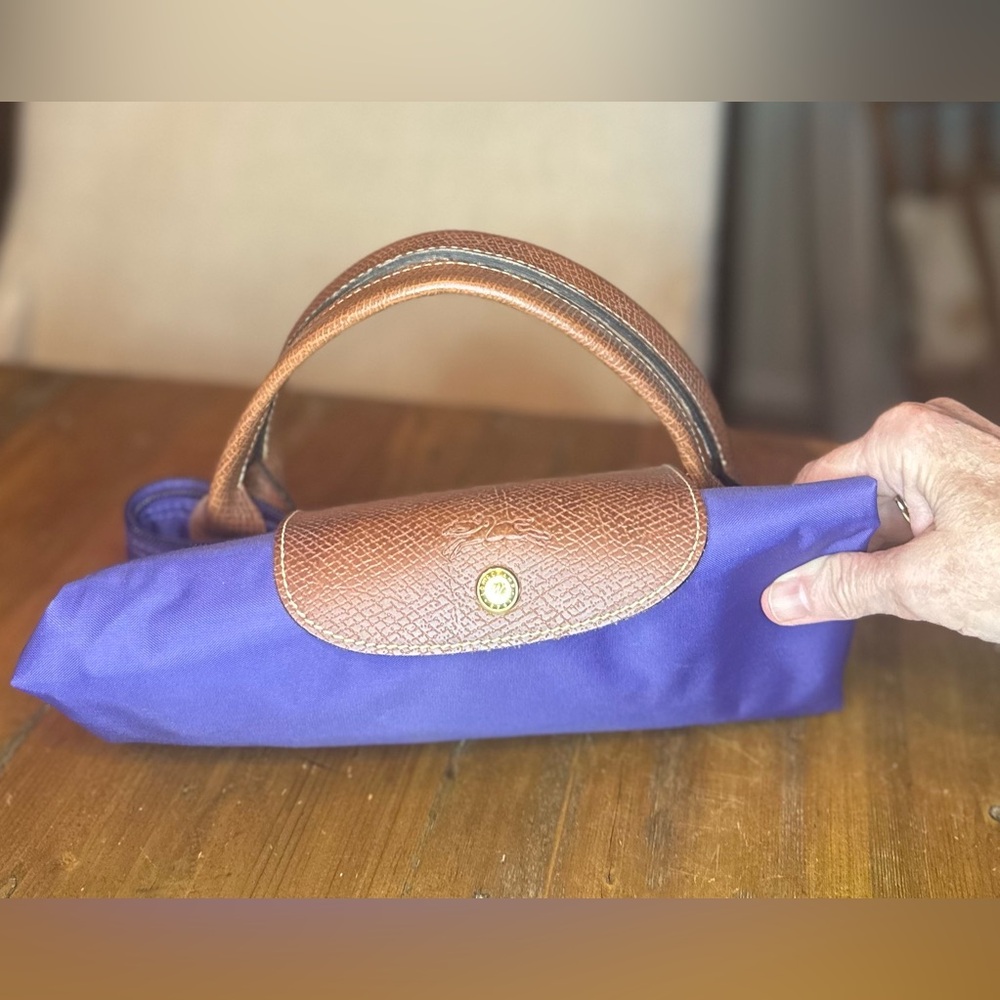 Longchamp Le Pliage Purple XL Original Travel Tote